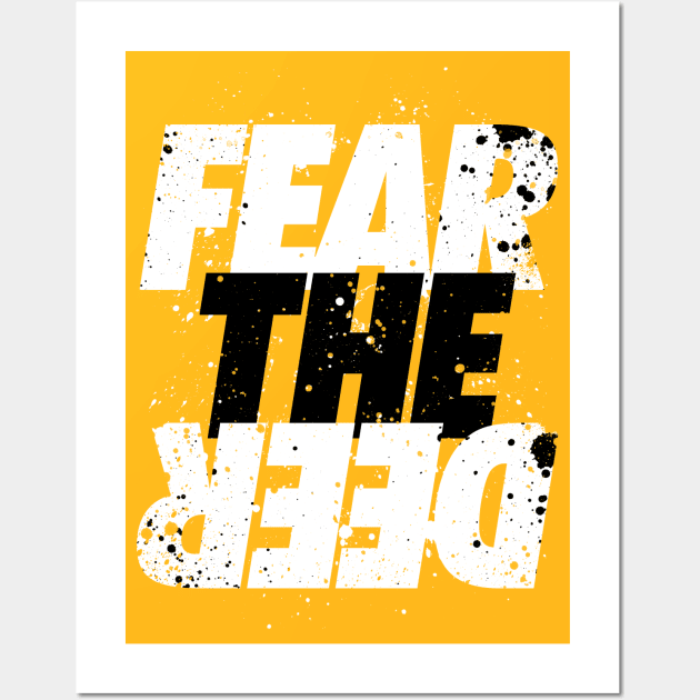 Fear the Deer - Yellow Shirt Ver. Wall Art by Astrayeah